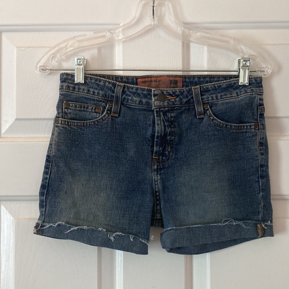 2 pairs vintage distressed denim cut off jean shorts - Picture 7 of 12